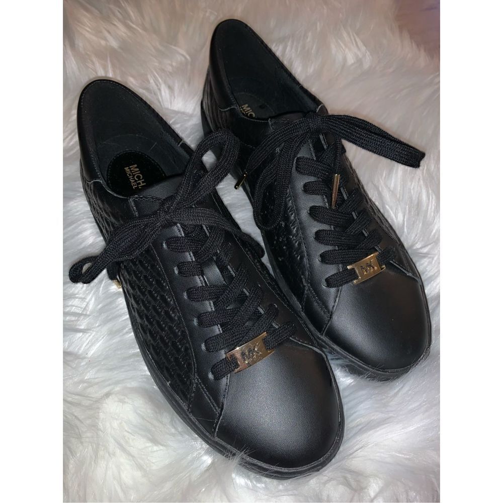 Michael Kors black sneakers size 8.5 m